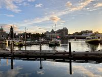 16. Reisetag – Von Tofino nach Victoria – Abendstimmung am Inner Harbour in Victoria