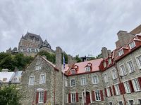 3. Reisetag – Stadtrundfahrt Québec und Ausflug in die Umgebung – Blick zum Château Frontenac