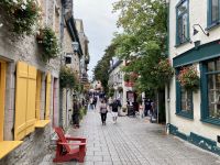 3. Reisetag – Stadtrundfahrt Québec und Ausflug in die Umgebung – Rue du Petit Champlain