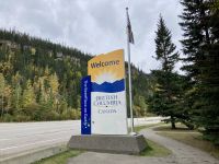 12. Reisetag – Von Jasper nach Kamloops – Fotostopp an der Grenze zu British Columbia