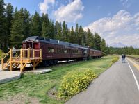 10. Reisetag – Von Banff nach Jasper – Historischer Bahnhof von Lake Louise
