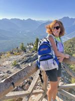 Elisabeth auf Sulphur Mountain