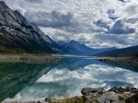 Der flache Medicine Lake