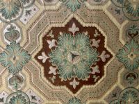 Handgemalte Tapete in der Hat Creek Ranch