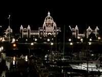 Parlament beim Hafen in Victoria