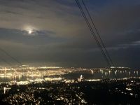 Blick aus der Gondel des Grouse Mountain