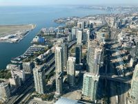 2. Reisetag – Toronto und Niagarafälle – Blick vom CN Tower