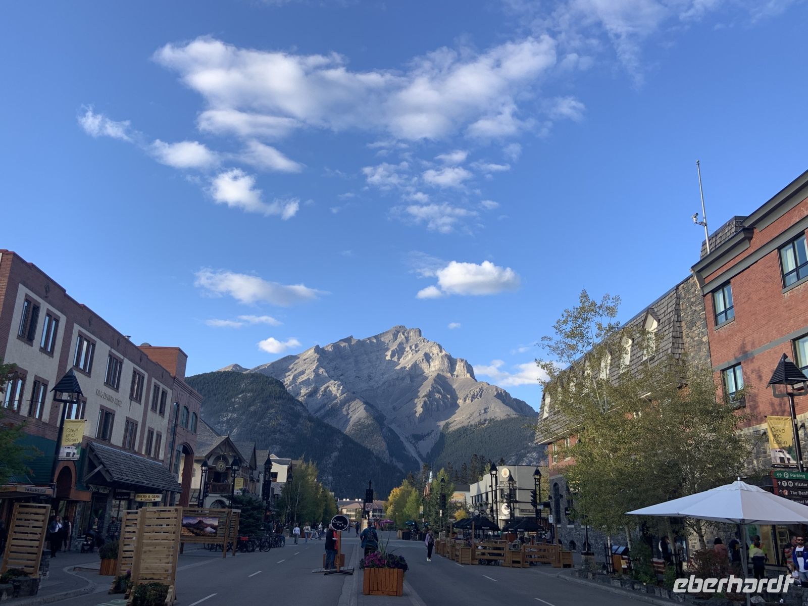 Banff-Idylle am Abend .JPG