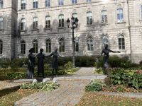 12. Reisetag – Abschied von Québec und Kanada – Denkmal für die Frauenrechtlerinnen