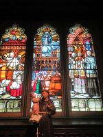 Fenster in der Basilika Notre Dame, Montreal