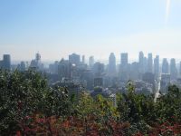Blick von Mont Royal auf Motreal