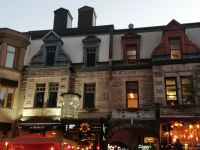 Montreal - die Straße mit kleinen Restaurants