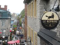 Blick auf die Unterstadt Quebec