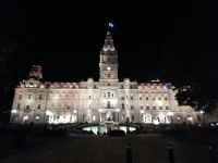 Parlamentsgebäude in der Nacht, Québec