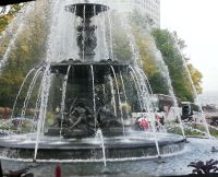 Springbrunnen vor dem Parlamament, Québec