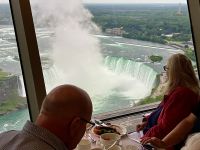 Vom tollen Restaurant aus