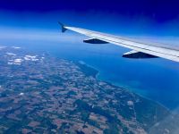 Flug ueber Kanada in den Westen