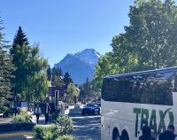 Unser Bus in Banff