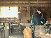 Schmied in der Hat Creek Ranch