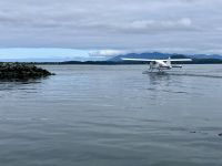 Mit dem Wasserflugzeug