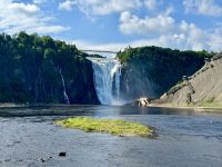 3. Tag – An den Montmorency Falls (unten)