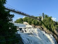 3. Tag – An den Montmorency Falls (oben)