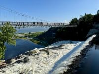 3. Tag – An den Montmorency Falls (oben)