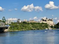 4. Tag – Blick auf Ottawa mit Rideau-Kanal und Château Laurier