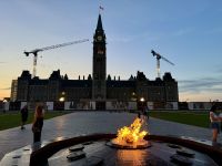 4. Tag – Ottawa – Parlamentshügel am Abend