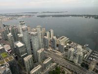 5. Tag – Von Ottawa nach Toronto – Blick vom CN Tower auf Toronto und den Lake Ontario