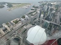 5. Tag – Von Ottawa nach Toronto – Blick vom CN Tower auf Toronto und das Rogers Centre