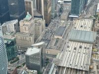 5. Tag – Von Ottawa nach Toronto – Blick vom CN Tower auf Toronto und die Union Station