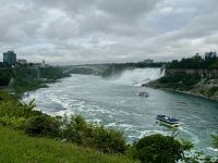 6. Tag – An den Niagarafällen – Fotostopp am „Table Rock“ – Blick zu den American Falls