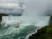 6. Tag – An den Niagarafällen – Fotostopp am „Table Rock“ – Blick zu den Horseshoe Falls