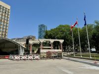 7. Tag – Ankunft im Westen – Olympic Plaza in Calgary