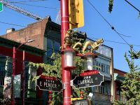 12. Tag – Stadtrundfahrt Vancouver – Straßenbeleuchtung in Chinatown