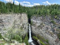 11. Reisetag – Von Jasper nach Kamloops – Spahats Creek Falls im Wells Gray Park