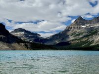 9. Tag – Icefields Parkway – Zwischenstopp am Bow Lake – Blick zum Bow Glacier