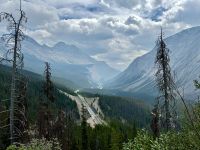9. Tag – Icefields Parkway – Fotostopp am „Big Bend“