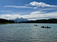 10. Tag – Jasper-Nationalpark – Kanus auf dem Maligne Lake