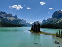 10. Tag – Jasper-Nationalpark – Bootsfahrt zur Spirit Island auf dem Maligne Lake
