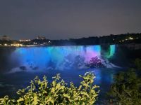 Abendshow an den Fällen (3)