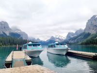 Das Blau des Maligne Lake (7)