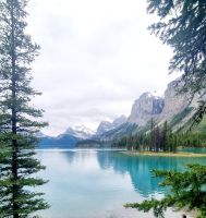 Das Blau des Maligne Lake (12)
