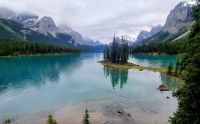 Das Blau des Maligne Lake (17)