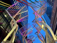 1. Tag – Anreise nach Calgary – Fußgängerzone von Calgary am Abend