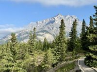 3. Tag – Banff bis Kamloops – Fotostopp an den Hoodoos mit Blick zum Cascade Mountain