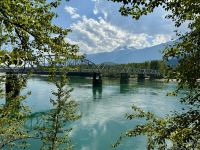 3. Tag – Banff bis Kamloops – Brücke über den Columbia River in Revelstoke