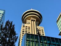 13. Tag – Abendausflug in Vancouver – Blick zum Drehrestaurant „Top of Vancouver“