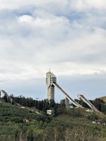 10. Olympische Skisprungschanzen auf dem Weg nach Banff, Kanada